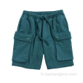 Cotton français Terry Men 6 Pocket Cargoshorts